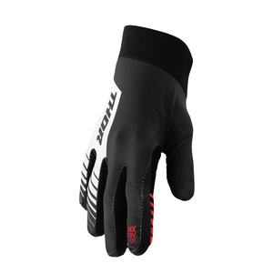 Thor Agile Gloves - Analog Black/White